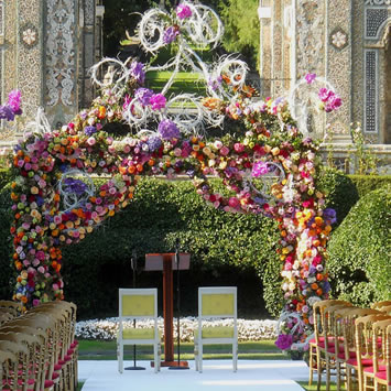 indian weddining in villa d'este