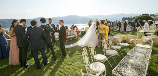 wedding in Como Lake